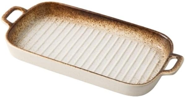 Lasagna Pans Large Rectangular Baking Dish 30.6cm Ceramic Pan for Cooking Kitchen and Daily Use Safe for Oven Microwave for Baking Cake(Multi-colored)