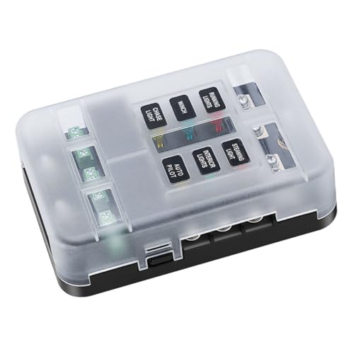 SOLUSTRE 5 Unidades seguro de iate RV bloco de junção 12v painel fusível marinho fuzivel fusivel pai