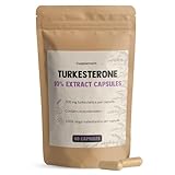 Cupplement Turkesterone 60 Kapseln 500 MG 10% Extrakt Ajuga Turkestanica - Alternative Tongkat Ali & Fadogia Agrestis - Turksterone - Für Athleten und Bodybuilder - Hochdosiert - Für einen Monat