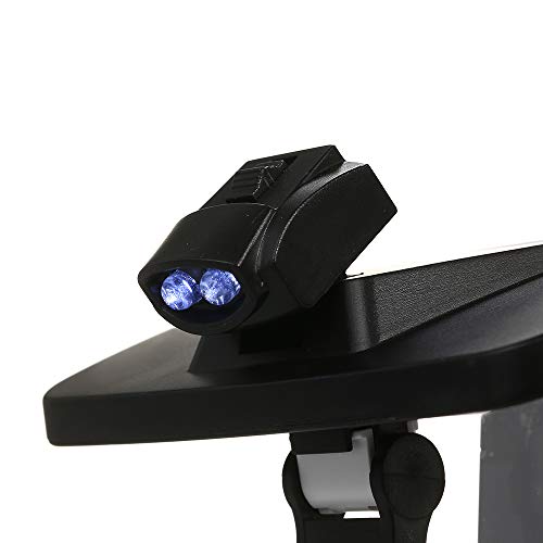 Lupa, TH9203 LED de montagem em cabeça de lupa Lupa intercambiável 5 Lentes substituíveis 1.0X / 1.5