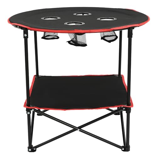 Table de camping pliante pour pique-nique en forêt et weekends en van aménagé