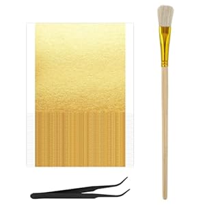 Onperpoe 150 Stück Blattgold Deko Set