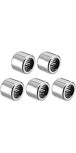 Sourcing Map HK0608 Roulement à Aiguilles Roulement à Rouleaux 6mm Dia Alésage 10mm OD 8mm Large 10pc