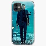Phone Case Reeves Wick John Hard Keanu Die Action Compatible with iPhone 11 12 13 14 Pro max XR SE 2022 X Xs 7 8 6 Plus for Samsung S21 S22 Ultra A12 A32 A52 Transparent