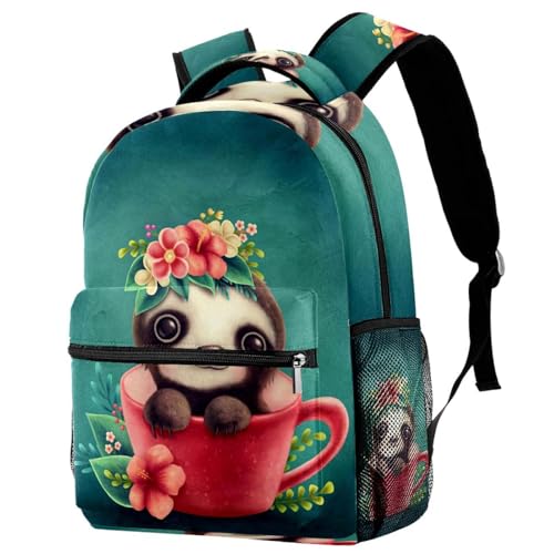 Sac de voyage décontracté paresseux rouge pour weekend et loisirs