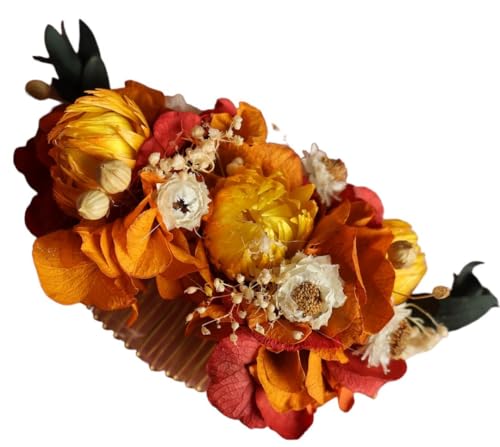 Peigne cheveux floral pour illuminer vos coiffures d'été en taille L