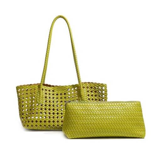 Bolso Tote tejido pequeño para mujer verano playa miniatura 1