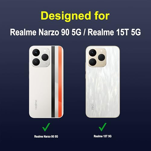 Image of Zapcase Back Case Cover for Realme Narzo 90 5G | Compatible for Realme Narzo 90 5G Back Cover | Liquid Silicon Magic Case for with Camera Protection | Sapphire