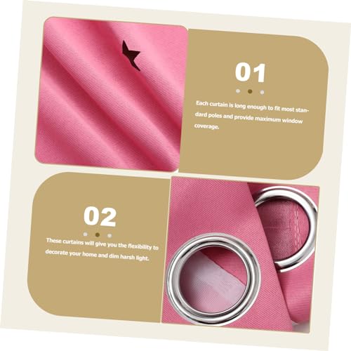 Cortinas opacas estilo princesa para decoración de dormitorio y ventanas de casa 3