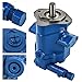 ShareZem Industrial Hydraulic Pump for Vickers PVQ10-A2R-SE1S-20-C21-12 PVQ10A2RSE1S20C2112 PVQ10-A2R 02-341576 PVQ 10cc, Variable Displacement Piston Pump