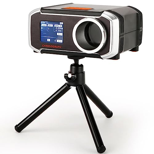 LeTkingok LCD Display Speed Tester, Shooting Chronograph Tester Velocimetry Speedometer for Mobilephone Supports iOS Android System