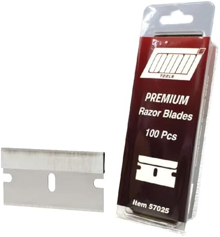 Amazon.com: Single Edge Razor Blades (100 Pack) – Heavy Duty Scraper ...