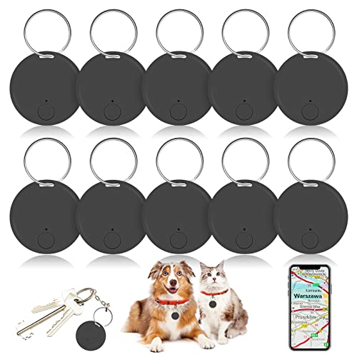 gps locator for kids - 10 Pcs Portable GPS Tracking Device Mobile Tracking Smart Anti Loss Dog Locator Key Finder GPS Smart Tracker Device for Kids Dog Pet Cat Wallet Keychain Luggage, Alarm Reminder, App Control