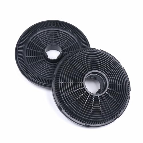 Lot de 2 filtres à charbon pour hotte aspirante compatibles avec Beko, Grundig – alt. aux réf. d'origine 12026343, 9197060046