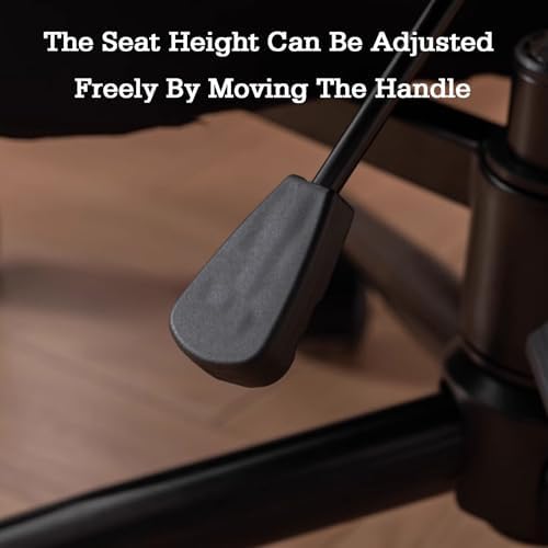 Ergonomic Kneeling Chair with Backrest - Adjustable 45-60cm Rolling Posture Support for Office & Home - Improve Comfort & Reduce Back Pain