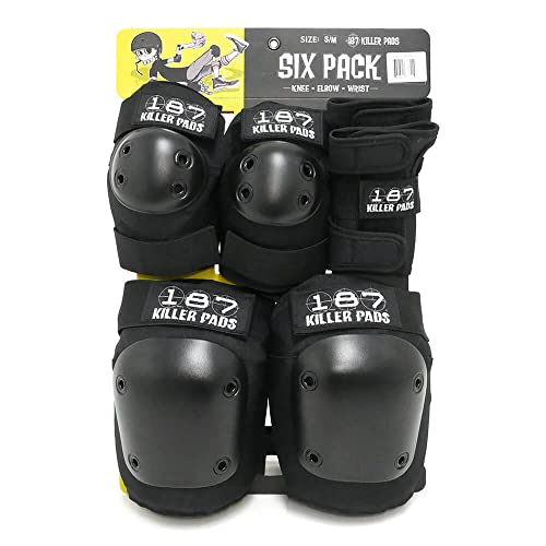 187 KILLER PADS PADSET �����G�C�g�Z�u���L���[�p�b�h �p�b�h�Z�b�g ADULT SIX PACK �v���e�N�^�[ �Z�[�t�e�B�[�M�A �X�P�[�g�{�[�h �X�P�{�[ ��,L/XL