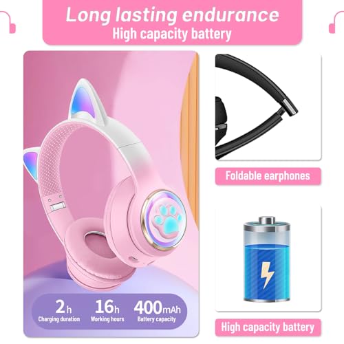 Casque suppression du bruit pour enfants pliable pour la maison - 6