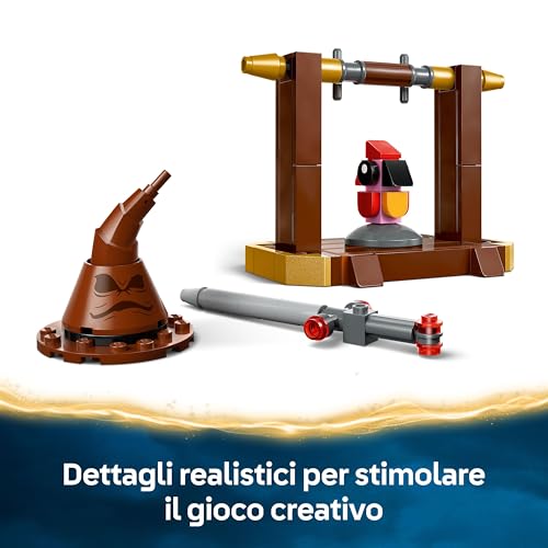Harry Potter Fanny: la Fenice di Albus Silente Giocattolo - Set Play & Display con Figura di Uccello - con Cappello Parlante e Spada di Grifondoro - Regalo per Bambine e Bambini da 8 Anni - 76448 - Lego - Immagine 3