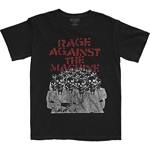 Rage Against The Machine Bulls On Parade Mic Official Tee T-Shirt Mens Unisex (X-Large) Black