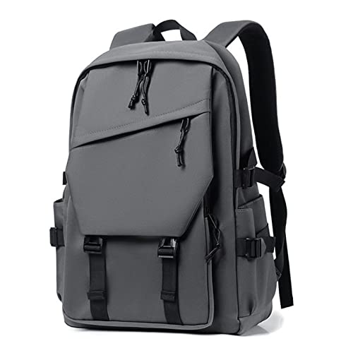 Image of Duffel Bags, Men Backpack Urban Man Backpacks Waterproof Backpack for Laptop Large Capacity Male Bag (Color : Gray)