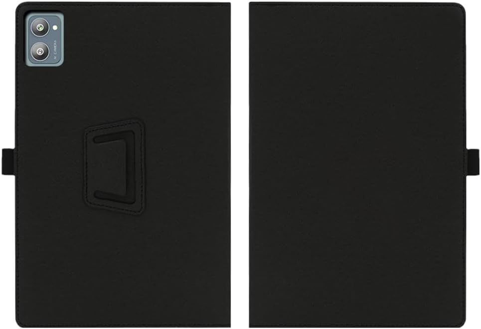 Compatible with AISLPC A55-2 10-INCH Tablet case, Full Coverage Ultra Slim PU Leather Cover Case Folding Stand Cover Protective Tablet Cover with Hand Strap Magnet (Black)