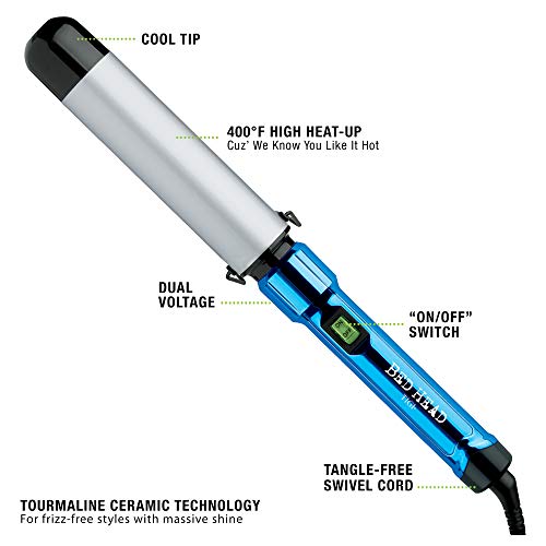 BED HEAD Curlipops Clamp-Free Curling Wand Iron | For BIG Curls and Massive Shine (1-1/2 in) - Thumbnail 3