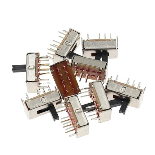Interruptor deslizante vertical 2P3T SS23D07 de 8 pines con palanca de 5 milímetros