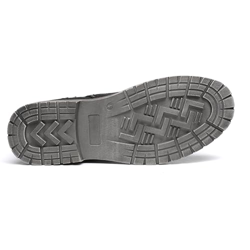 DECARSDZ Men's Fashion Lace-up Casual Chukka Boots for Men Zipper Boot4