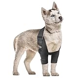 CHAMIN Dog Elbow Brace for Shoulder and Front Leg, Dog Elbow Protector Pads for Hygroma, Arthritis, Dysplasia, Pressure Sores, Shoulder Dislocation, Elbow Injury and Wound Healing,et(M)