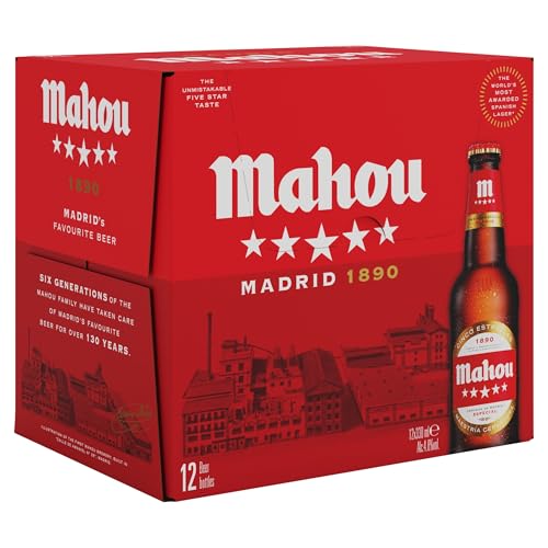 MAHOU 5 EST 4.8% BOTTLE 12 0 33ML