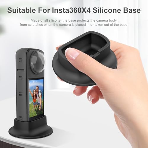 Funda para Insta 360 X4 FiTSTILL con protector de pantalla de vidrio templado 4