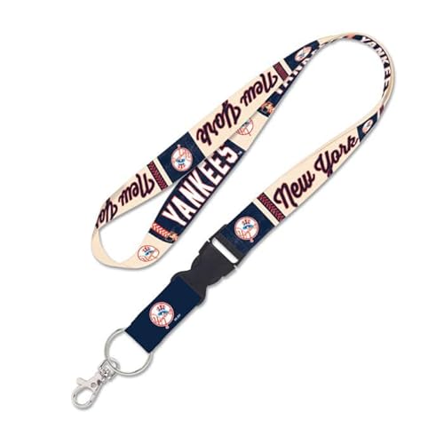 WinCraft New York Yankees Lanyard Cooperstown with detachable buckle 1