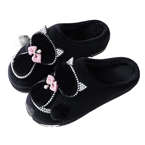 Chaussons pour hommes et femmes en coton doux pour la maison