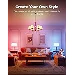 Govee E12 Led Bulb, Smart Light Bulbs Work with Matter, Alexa, Google Assistant, WiFi Candelabra Bulbs 40 Watt Equivalent, RGBWW Color Changing Light Bulb, 2.4Ghz Only, 450 LM, 4 Pack - Image 2