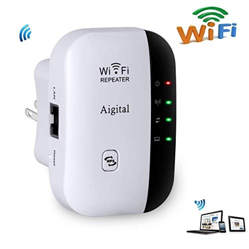 WiFi Extender, Aigital 300Mbps WiFi Range Repeater Wireless Internet Booster WiFi Blast Signal