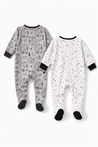 Image of TuddyBuddy 100% Cotton Multi Color Zipper Romper Sleepsuit /Romper /Jumpsuit for Baby Boy & Baby Girl