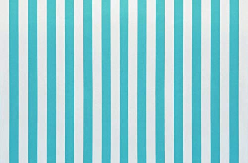 RSH DECOR: Square Throw Pillows Set of 2 | 17” x 17” | All-Weather Spun Fabric | Water and Fade-Resistant | Outdoor Accent Pillows for Patio Furniture | Cancun & White Stripe