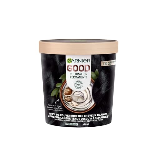 Garnier - Permanente Haarfarbe – ohne Ammoniak – 90% Inhaltsstoffe aus natürlichen Ursprungs und vegane Formel – Sheabutter… – Ansicht 1
