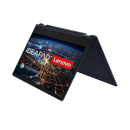 Lenovo Chromebook IdeaPad Flex 5i Convertible | 13.3' Full HD Touch Display | Intel Pentium Gold 7505 | 4GB RAM | 128GB SSD | Intel UHD Grafik | Chrome OS | QWERTZ | blau