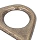 Zinklegierung, Rundes Loch, Dreieck-D-Ring-Einstellschnalle, Feine Verarbeitung, Bunt, Leicht, Tragbar, Metall-Einstellschnallenring für Taschengurt, Gurtband, Geldbörse,(Bronze)