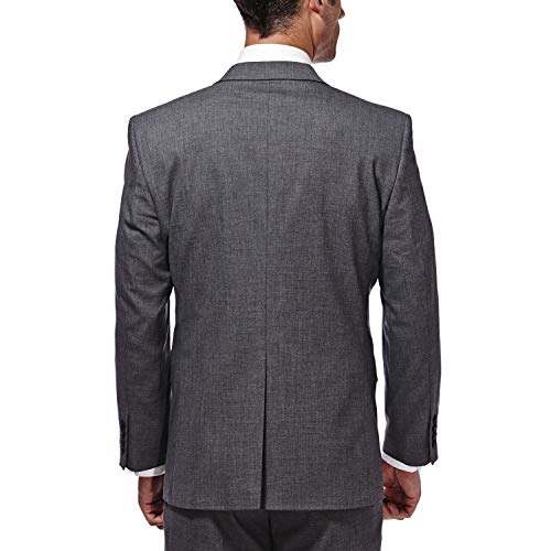 Haggar Men's Premium Performance Stretch Stria Suit Jacket and Pants Classic FIt2