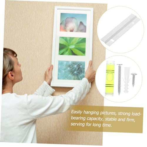 Image of Set of 3 Z-Type French Cleat Hangers Durable Mirror Hooks Easy Install Picture Hanging Hardware Claw Picture Hangers