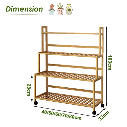 Support à plantes en bambou pour optimiser les petits espaces d'angle