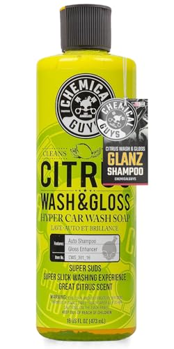 Consejos para Comprar Twinwash los 5 más buscados. 45 Chemical Guys Citrus Wash & Gloss Concentrated Car Wash (473 ml)