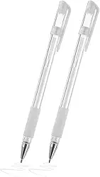 Kit Canetas Gel Branca para Delinear e Designer de Sobrancelhas, Maquiagem Longa Duração, Delineador Lábios E Branc (White-2Unidades)