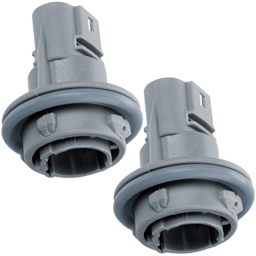 PAGOW 2PCS Front Turn Signal Light Bulb Plug Socket Gray Replacement OEM 90075-60060 Compatible with Many Vehicle Models