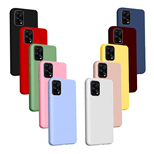 Jilicsan 10X Fundas para OPPO Realme 7 Pro Cover