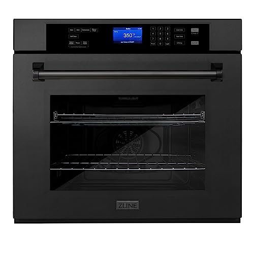 ZLINE 30" Professional Single Wall Oven with Self Clean and True Convection in Black Stainless Steel (AWS-30-BS) ZLINE 30" Professional Single Wall Oven with Self Clean and True Convection in Black Stainless Steel (AWS-30-BS)