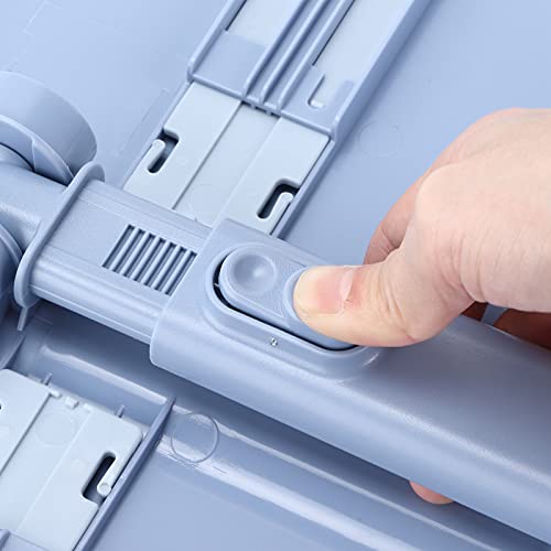 Book Holder Adjustable 0-180° Angle Multifunctional Retractable Large Panel Portable Book Stand For Reading Textbook Magazine Recipe (Blue) #TOP7