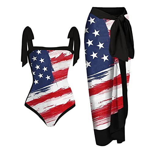 Womens Swimsuits Plus Size High Waisted 4Th Of July Swimwear For Women Swimwear Cover Up Sexy 2 Piece Swimming Suits For Girls High Waisted Bathing Suit Swim Rash Guard Women Blue #TOP4